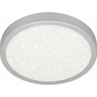 Led Deckenleuchte Runa mit Sternencover Metallrahmen silberfarbig Deckenlampen - Di-ka von DI-KA