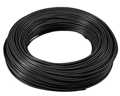 Elektrokabel FS17 Abschnitte 1,5 – 2,5 – 4 – 6 mm², einpolig, 5 Meter (Schwarz, 1 x 1,5 mm²) von DI.M.EL. S.R.L.