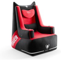Bager Gaming Sessel Gamer Stuhl Aufblasbar, Belastbar bis 120 kg, Schwarz-Rot + Luftpumpe - Diablo Bager Gaming Sessel Gamer Stuhl Aufblasbar, Belastbar bis 120 kg, Schwarz-Rot + Luftpumpe - Diablo von DIABLO