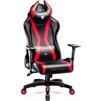 Diablo - X-Horn 2.0 Gaming Stuhl Bürostuhl Gamer Chair Schreibtischstuhl 3D Armlehnen Ergonomisches Design Nacken/- Lendenkissen Kunstleder von DIABLO