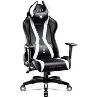 X-Horn 2.0 Gaming Stuhl Computerstuhl ergonomischer Bürostuhl Gamer Chair Schreibtischstuhl Schwarz-Weiß: King Size - Diablo von DIABLO
