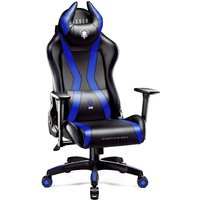 Diablo - X-Horn 2.0 Gaming Stuhl Computerstuhl ergonomischer Bürostuhl Gamer Chair Schreibtischstuhl Schwarz-Blau: Normal Size von DIABLO