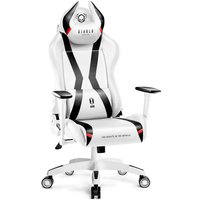 Diablo - X-Horn 2.0 Gaming Stuhl Computerstuhl ergonomischer Bürostuhl Gamer Chair Schreibtischstuhl Weiß: Normal Size von DIABLO