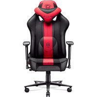 X-Player 2.0 Gaming Stuhl Computerstuhl ergonomischer Bürostuhl Gamer Chair Schreibtischstuhl Stoffbezug Karminrot-Anthrazit - Normal Size - Diablo von DIABLO