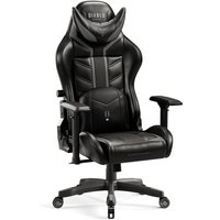 Diablo X-Ray Gaming Stuhl Computerstuhl ergonomischer Bürostuhl Gamer Chair Schreibtischstuhl Schwarz-Grau: Normal Size von DIABLO