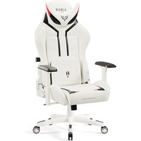 Diablo - X-Ray Gaming Stuhl Computerstuhl ergonomischer Bürostuhl Gamer Chair Schreibtischstuhl Weiß: King Size von DIABLO