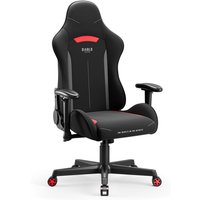 Diablo - X-ST4RTER Gaming Stuhl Computerstuhl Bürostuhl Schreibtischstuhl pc Stuhl Ergonomisch Stoffbezug 2D Armlehnen Kippmechanismus von DIABLO