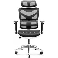 Diablo Ergonomischer Bürostuhl Computerstuhl Chefsessel DIABLO V-COMMANDER: schwarz-weiß von DIABLO