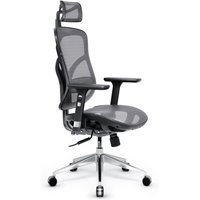 Diablo - Ergonomischer Bürostuhl Computerstuhl Chefsessel v-basic: schwarz-grau von DIABLO