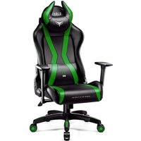 X-Horn 2.0 Gaming Stuhl Computerstuhl ergonomischer Bürostuhl Gamer Chair Schreibtischstuhl Schwarz-Grün: Normal Size - Diablo von DIABLO