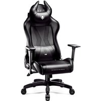 X-Horn 2.0 Gaming Stuhl Computerstuhl ergonomischer Bürostuhl Gamer Chair Schreibtischstuhl Schwarz-Schwarz: Normal Size - Diablo von DIABLO