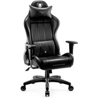 Diablo - X-One 2.0 Gaming Stuhl Computerstuhl ergonomischer Bürostuhl Gamer Chair Schreibtischstuhl Schwarz - King Size von DIABLO