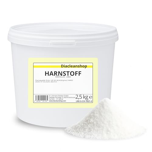 Harnstoff UREA kristallin - min 99,6% - Pharma-Qualität - 2,5kg von DIACLEANSHOP
