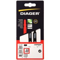 Pack von 2 Sägeblättern für Stichsäge mit Hartmetallzähnen - L005M Pack von 2 Sägeblättern für Stichsäge mit Hartmetallzähnen - L005M von DIAGER