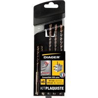 Set aus 5 Betondübeln Booster mit 3 Schneiden SDS Plus - 115C Set aus 5 Betondübeln Booster mit 3 Schneiden SDS Plus - 115C von DIAGER