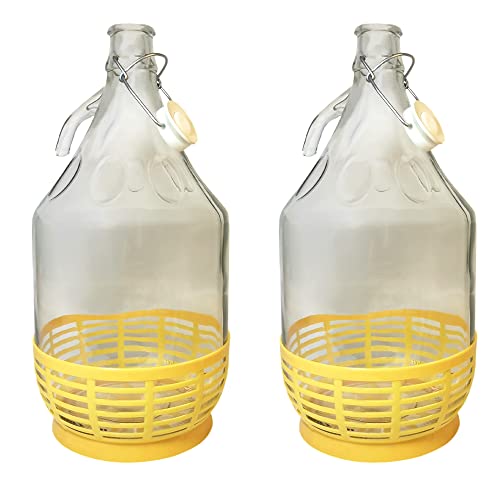 DIAH DO IT AT HOME 2 x Glasgärten, 5 l, für Weinherstellung, Aufbewahrungsbehälter DIAH DO IT AT HOME 2 x Glasgärten, 5 l, für Weinherstellung, Aufbewahrungsbehälter von DIAH DO IT AT HOME