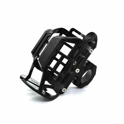 DIALFA Motorrad Getränkehalter für Aprilia Tuono 660 2020-2024, 360° Drehbar, Verstellbar, Robust Wasserflaschen Halter Getränke Halter Flaschenhalterung Motorrad Zubehör,A Black von DIALFA