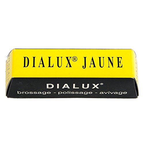 YELLOW DIALUX JAUNE YELLOW METALS POLISHING COMPOUND ROUGE BRASS COPPER POLISH (E 4) by DIALUX von DIALUX