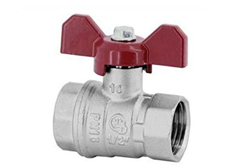 Kugelhahn 3/4" IG-IG Wasserhahn Mit Stopfbuchse Messing von KNM