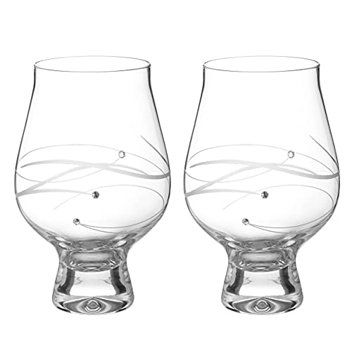 DIAMANTE Gin-Tonic-Glas, spiralförmig, 2 Stück von DIAMANTE