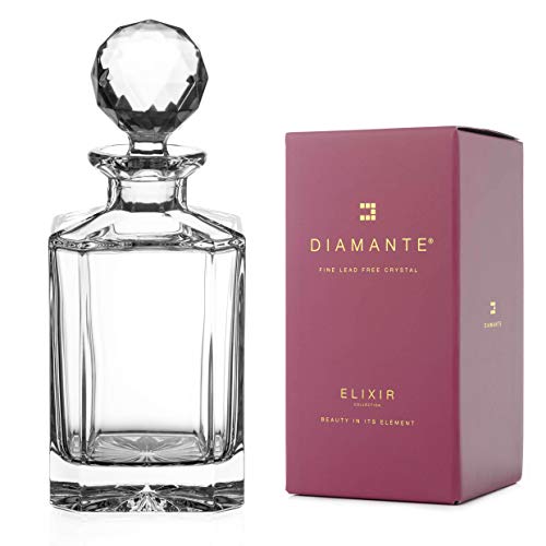 DIAMANTE Whisky-Karaffe, Bleikristall, mit 24 % Blei, 800 ml, in Geschenkbox DIAMANTE Whisky-Karaffe, Bleikristall, mit 24 % Blei, 800 ml, in Geschenkbox von DIAMANTE