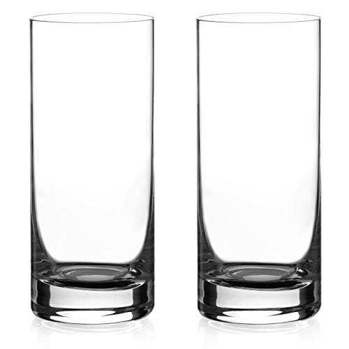 Diamante Wassergläser Kristall Longdrink Hi Ball Paar – 'Auris' Kollektion Unverzierte Kristalle – 2er-Set Diamante Wassergläser Kristall Longdrink Hi Ball Paar – 'Auris' Kollektion Unverzierte Kristalle – 2er-Set von DIAMANTE