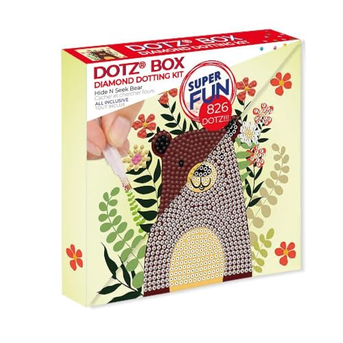 DIAMOND DOTZ BOX 2592828 Original 5D Diamond Painting Box Set, Kleiner Bär, DIY Diamant-Malerei-Kit mit Motivbox und Glitzersteinen für Kinder ab 6 Jahren, Beginner DIAMOND DOTZ BOX 2592828 Original 5D Diamond Painting Box Set, Kleiner Bär, DIY Diamant-Malerei-Kit mit Motivbox und Glitzersteinen für Kinder ab 6 Jahren, Beginner von DIAMOND DOTZ