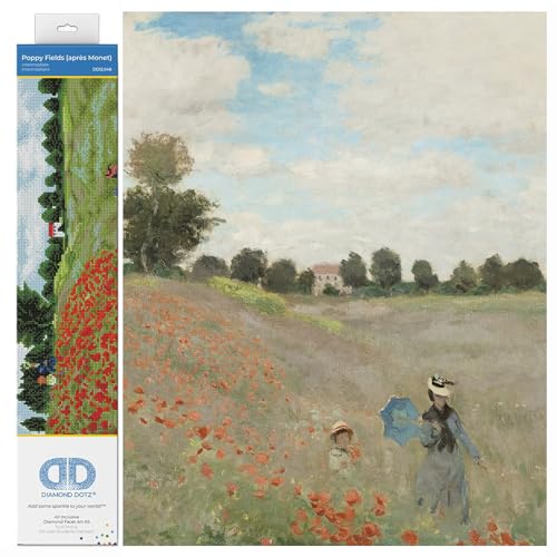 Diamond Dotz DD12-048 Poppy Fields, ca. 57 x 41 cm groß, Diamond Painting, Malen mit Diamanten, funkelndes Bild zum Selbstgestalten, für Kinder und Erwachsene Diamond Dotz DD12-048 Poppy Fields, ca. 57 x 41 cm groß, Diamond Painting, Malen mit Diamanten, funkelndes Bild zum Selbstgestalten, für Kinder und Erwachsene von DIAMOND DOTZ