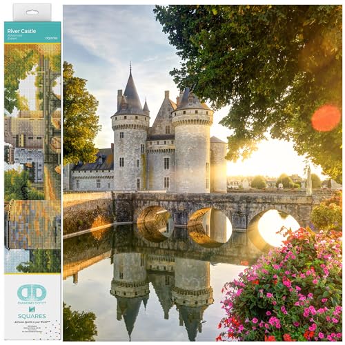 Diamond Dotz DQ12-002 Squares River Castle, ca. 35 x 52 cm groß, Diamond Painting, Malen mit Diamanten, funkelndes Bild zum Selbstgestalten, für Kinder und Erwachsene Diamond Dotz DQ12-002 Squares River Castle, ca. 35 x 52 cm groß, Diamond Painting, Malen mit Diamanten, funkelndes Bild zum Selbstgestalten, für Kinder und Erwachsene von DIAMOND DOTZ