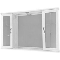 Dianhydro - Cloe-Spiegel 2 Spiegeltüren - Weiß 94,5x60,5x16 Dianhydro - Cloe-Spiegel 2 Spiegeltüren - Weiß 94,5x60,5x16 von DIANHYDRO