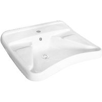 Dianhydro - Weißes Waschbecken für Behinderte – Maße L67 x T59 x H23,5 cm von DIANHYDRO