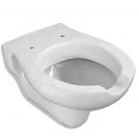 Hänge-WC für Behinderte mit weißer Frontöffnung von DIANHYDRO