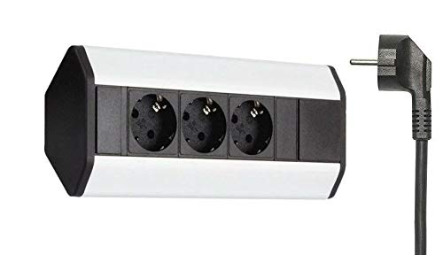 Ecksteckdose 3 er Schuko Steckdose Tischsteckdose Stromdose Schreibtisch Energiestation Ecksteckdose 3 er Schuko Steckdose Tischsteckdose Stromdose Schreibtisch Energiestation von DIANSA