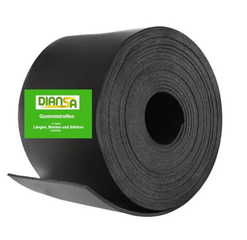 Gummistreifen mit Gewebe in der Größe 1000x120x5mm von DIANSA