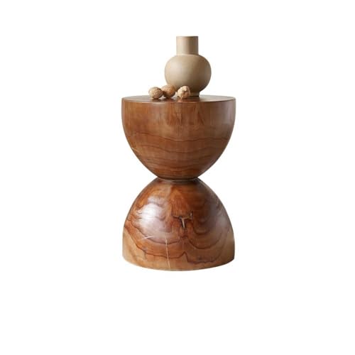 Beistelltisch Beistelltisch Wabi-sabi Stil Holz Beistelltisch Trichterförmige Retro Ornamente Runder Ecktisch Beistelltisch Beistelltisch Beistelltisch Wabi-sabi Stil Holz Beistelltisch Trichterförmige Retro Ornamente Runder Ecktisch Beistelltisch von DIANXI