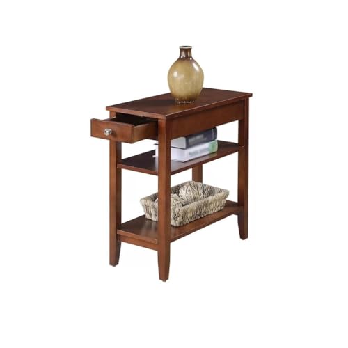 Couchtisch Couchtisch Schmaler Couchtisch aus Holz Wohnzimmer Ecktisch im Seitentisch von DIANXI
