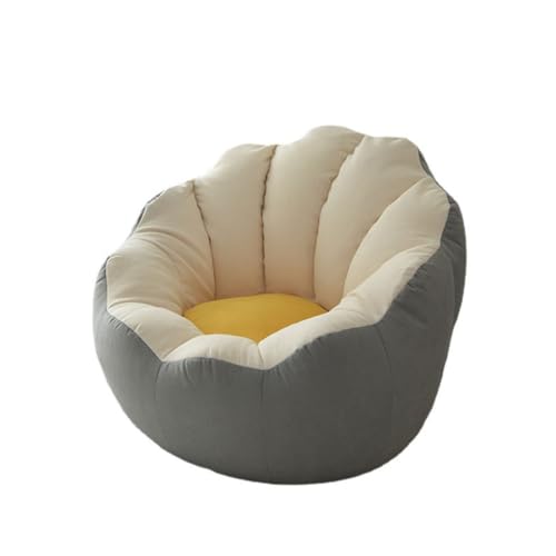 DIANXI Kleine Sofas Blütenblattförmiges Lazy Sofa, bodenstehendes Sitzsacksofa, Freizeit-Lesestuhl, geeignet for Wohnzimmer, Schlafzimmer, Studentenwohnheim Sofa fürs Schlafzimmer von DIANXI