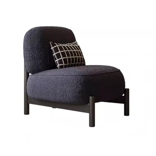 DIANXI Kleine Sofas Nordic Einfachen Cremefarbenen Stil Einzelsofa Stuhl Bett Und Frühstück Wohnzimmer Faul Sherpa Kleines Sofa Sofa fürs Schlafzimmer(B) von DIANXI