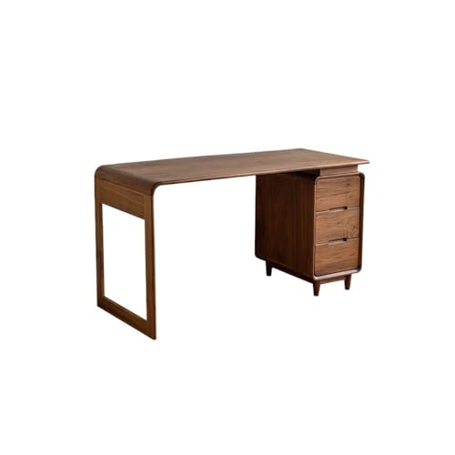DIANXI Moderner Gaming-Schreibtisch 140 cm Büromöbel aus massivem Walnussholz, moderner Schreibtisch mit Schubladen, geeignet for Unternehmen, Arbeitszimmer, Schlafzimmer Studienschreibtisch DIANXI Moderner Gaming-Schreibtisch 140 cm Büromöbel aus massivem Walnussholz, moderner Schreibtisch mit Schubladen, geeignet for Unternehmen, Arbeitszimmer, Schlafzimmer Studienschreibtisch von DIANXI