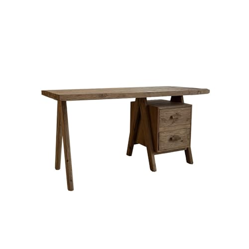 DIANXI Moderner Gaming-Schreibtisch 140 cm Massivholz-Schreibtisch for das Zuhause, Computer-Büromöbel for Schlafzimmer, Frisiertisch for mit Stauraum Studienschreibtisch von DIANXI