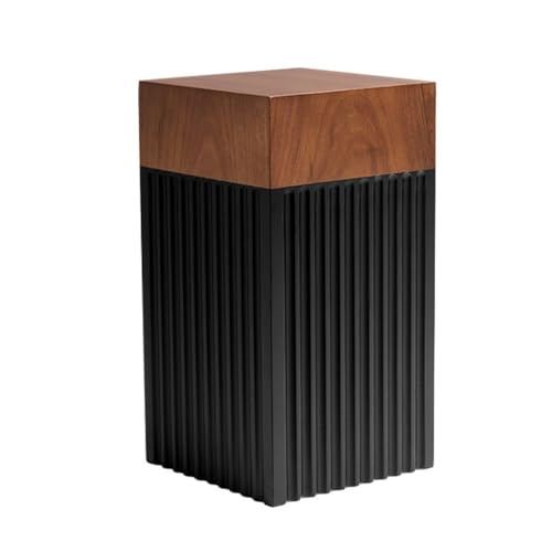 DIANXI Sofa-Couchtisch Nachttisch, Ecktisch, Wohnzimmer, Sofa, quadratisch, Holz, Pier, Beistelltisch, Massivholz, Kleiner Couchtisch, Kunst, Kreativität Beistelltisch DIANXI Sofa-Couchtisch Nachttisch, Ecktisch, Wohnzimmer, Sofa, quadratisch, Holz, Pier, Beistelltisch, Massivholz, Kleiner Couchtisch, Kunst, Kreativität Beistelltisch von DIANXI