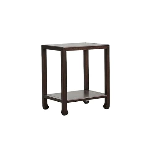 DIANXI Sofa-Couchtisch Rechteckiger Sofa-Beistelltisch im chinesischen Stil, Teetisch aus Holz, Kleiner Couchtisch, Ecktisch Beistelltisch von DIANXI