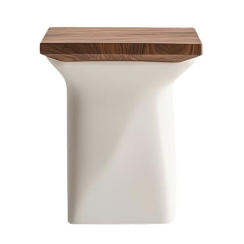 DIANXI Sofa-Couchtisch Teetisch Nordic Art Massivholz Beistelltisch Quadratischer Ecktisch Wohnzimmer Sofa Kleiner Beistelltisch von DIANXI