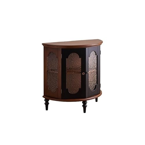 DIANXI Sofa-Couchtisch Veranda Halbrunden Tisch Wand-montiert Korridor Schrank Wohnzimmer Sofa Seite Beistelltisch DIANXI Sofa-Couchtisch Veranda Halbrunden Tisch Wand-montiert Korridor Schrank Wohnzimmer Sofa Seite Beistelltisch von DIANXI