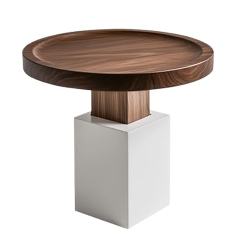 DIANXI Sofa-Couchtisch Wohnzimmer Massivholz Kunst Beistelltisch Ecksofa Kreativer Kleiner Couchtisch Beistelltisch von DIANXI