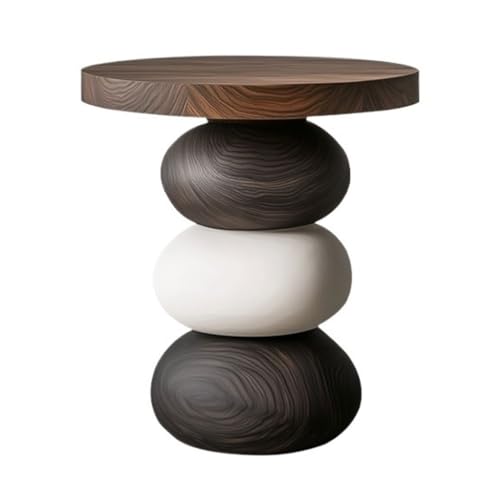 Sofatisch Beistelltisch aus Massivholz, runder Ecktisch, kleiner Couchtisch, Wohnzimmer, Sofa, Nachttisch, Aufbewahrungsbox, Seitentisch Sofatisch Beistelltisch aus Massivholz, runder Ecktisch, kleiner Couchtisch, Wohnzimmer, Sofa, Nachttisch, Aufbewahrungsbox, Seitentisch von DIANXI