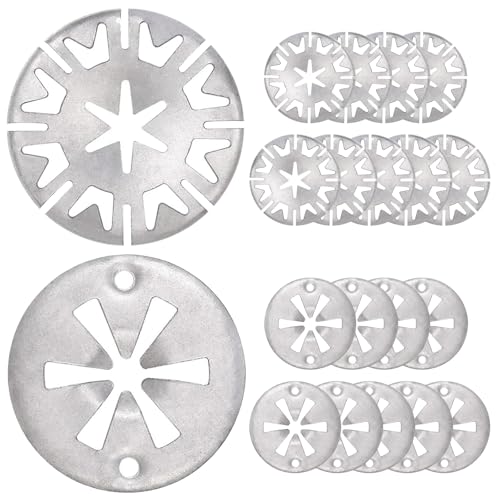 20 Stück Klemmscheiben,Hitzeschutzblech,Klemmscheiben Hitzeschutzblech,Hitzeschutzblech Auspuff,Star lock Befestigung Hitzeblech,Manganstahl,Silber (30mm) von DIAONIAN