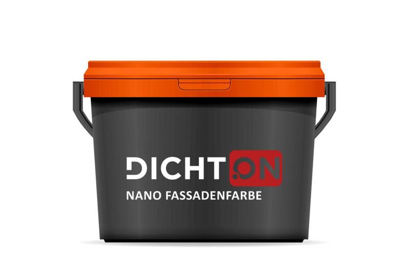 DICHTON Fassadenfarbe D.67W Nano Fassadenfarbe, Silikonharz Fassadenschutz Wandfarbe mit Abperleffekt von DICHTON