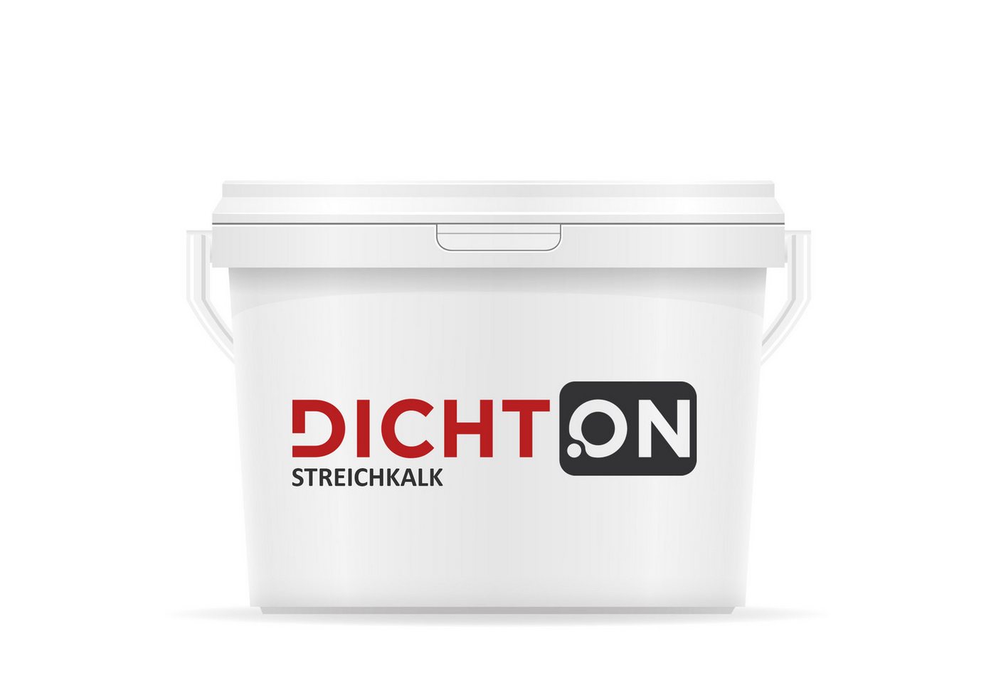 DICHTON Wandfarbe D.43W, Streichkalk weiß, Kalkfarbe, innen & aussen, für Küche, Bad, Wohnraum von DICHTON