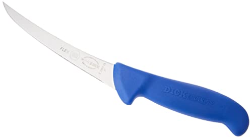 F. DICK Ausbeinmesser, ErgoGrip, flexibel (Messer mit Klinge 15cm, X55CrMo14 Stahl, nichtrostend, 56° HRC) 82981151, Blau von F. DICK